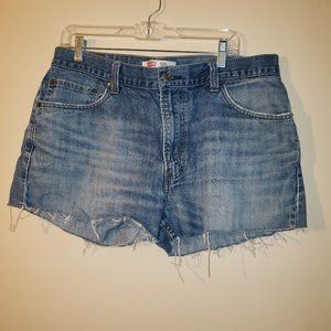 Levi's 505 Cutoff Denim Jean Shorts